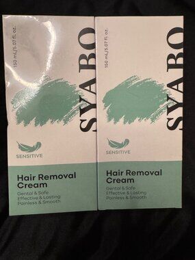 Hair Removal Cream Syabo 150ml/ 5.07 fl. oz. Sensitive 2-pack